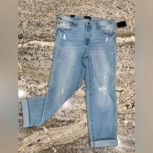 *NWT* Rachel Roy- “KINDNESS” Mid-Rise Girlfriend Jeans•Size 14/32